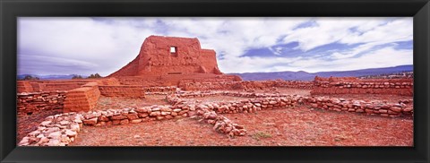 Framed Ruins of the Mission, Pecos National Historical Park, Pecos, New Mexico, USA Print