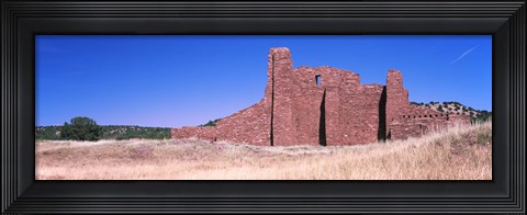 Framed Ruins of building, Salinas Pueblo Missions National Monument, New Mexico, USA Print