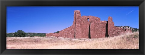 Framed Ruins of building, Salinas Pueblo Missions National Monument, New Mexico, USA Print