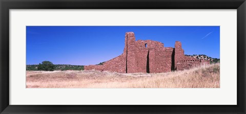 Framed Ruins of building, Salinas Pueblo Missions National Monument, New Mexico, USA Print