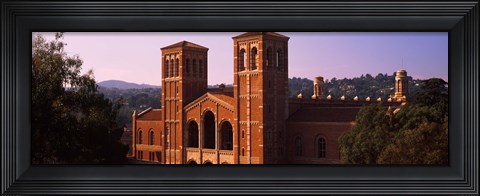 Framed Royce Hall at the campus of University of California, Los Angeles, California, USA Print