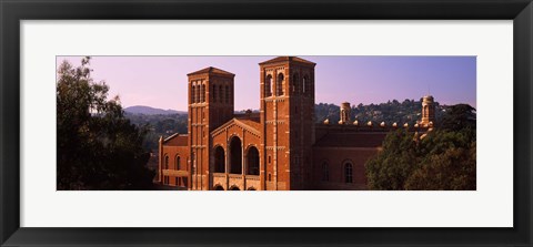 Framed Royce Hall at the campus of University of California, Los Angeles, California, USA Print