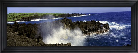 Framed Wainanapanapa State Park Maui HI USA Print