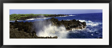 Framed Wainanapanapa State Park Maui HI USA Print