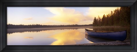 Framed Leigh Lake, Grand Teton Park, Wyoming, USA Print