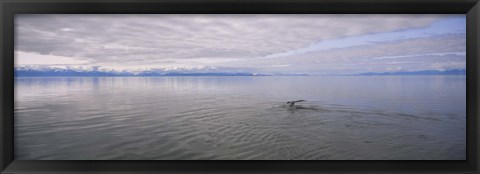 Framed Clouds over the sea, Frederick Sound, Alaska, USA Print