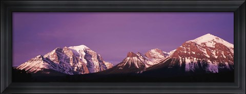 Framed Mt Temple Banff Provincial Park Canada Print
