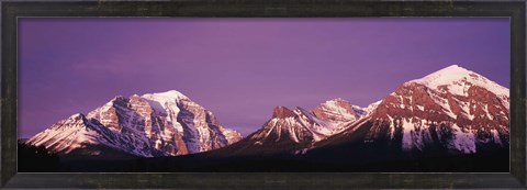 Framed Mt Temple Banff Provincial Park Canada Print