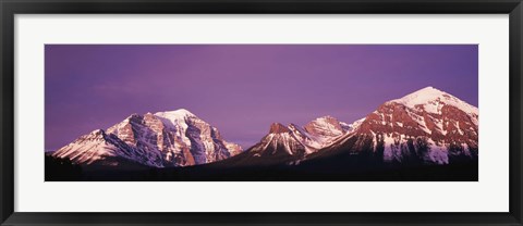 Framed Mt Temple Banff Provincial Park Canada Print