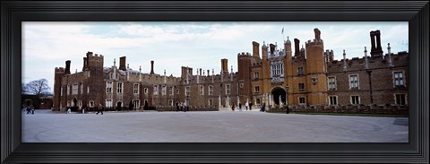 Framed Facade of a building, Hampton Court Palace, London, England Print
