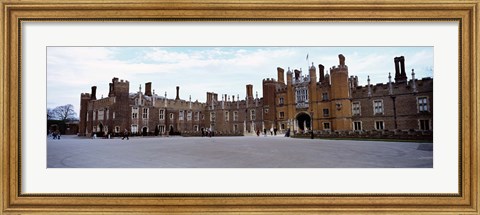 Framed Facade of a building, Hampton Court Palace, London, England Print