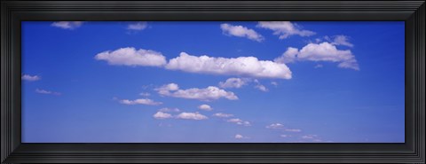 Framed Drifting clouds Print