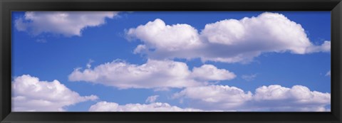 Framed Fluffy Clouds Print