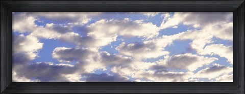 Framed Low angle view of clouds Print