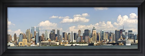 Framed City at the waterfront, New York City, New York State, USA 2010 Print