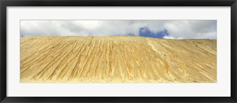 Framed Eroded copper tailing, Ruth, White Pine County, Nevada, USA Print