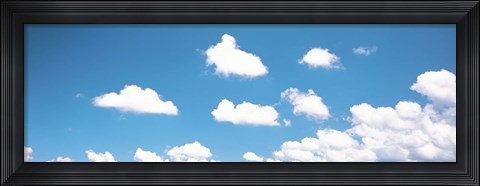 Framed Blue sky and clouds Print