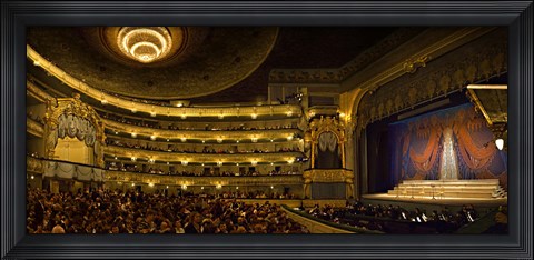 Framed Crowd at Mariinsky Theatre, St. Petersburg, Russia Print