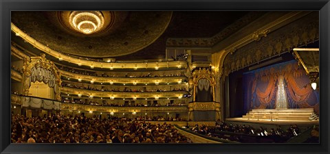 Framed Crowd at Mariinsky Theatre, St. Petersburg, Russia Print