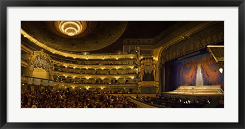 Framed Crowd at Mariinsky Theatre, St. Petersburg, Russia Print