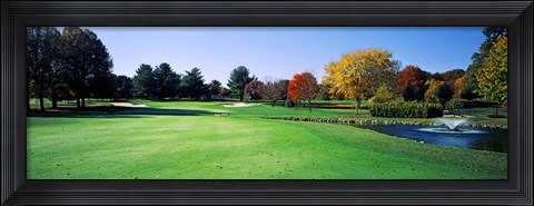 Framed Golf course, Westwood Country Club, Vienna, Fairfax County, Virginia, USA Print