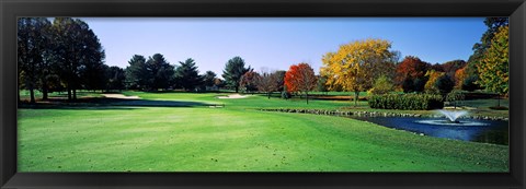 Framed Golf course, Westwood Country Club, Vienna, Fairfax County, Virginia, USA Print