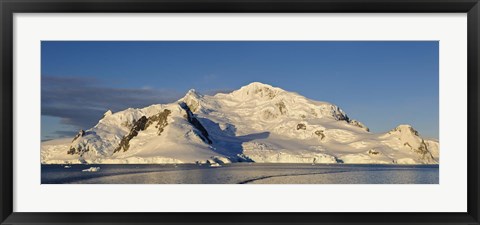 Framed Snowcapped mountain, Andvord Bay, Antarctic Peninsula Print