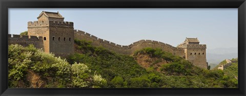 Framed Great Wall of China, Jinshangling, Hebei Province, China Print