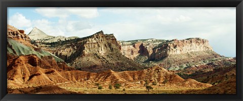 Framed Rock Formations, Capitol Reef National Park, Utah Print