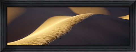 Framed Sand Dunes at Stovepipe Wells, Death Valley, California Print