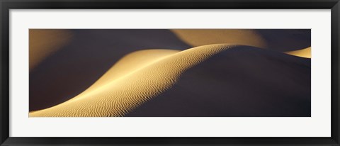 Framed Sand Dunes at Stovepipe Wells, Death Valley, California Print