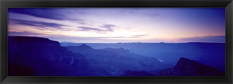 Framed Grand Canyon north rim at sunrise, Arizona, USA Print