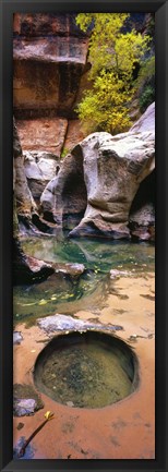 Framed Subway at Zion National Park, Utah, USA Print