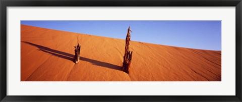 Framed Dead Pines at Coral Pink Sand Dunes State Park, Utah Print