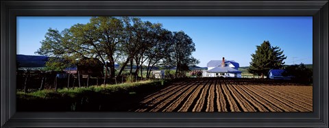 Framed Homestead in Southern Utah, USA Print