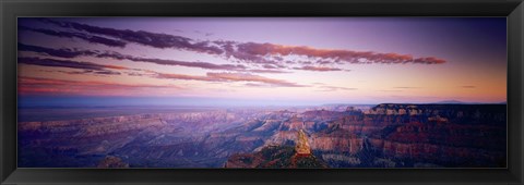 Framed Point Imperial at sunset, Grand Canyon, Arizona, USA Print