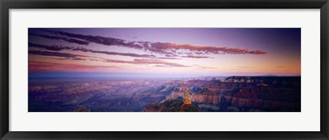 Framed Point Imperial at sunset, Grand Canyon, Arizona, USA Print