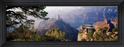 Framed Point Imperial at sunrise, Grand Canyon, Arizona, USA Print