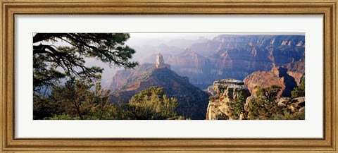 Framed Point Imperial at sunrise, Grand Canyon, Arizona, USA Print