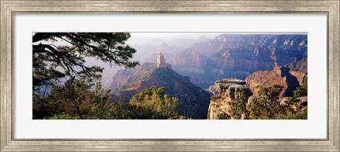 Framed Point Imperial at sunrise, Grand Canyon, Arizona, USA Print