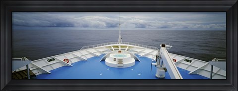 Framed Deck of a cruise ship, Hawaii, USA Print