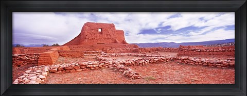 Framed Ruins of the Mission, Pecos National Historical Park, Pecos, New Mexico, USA Print