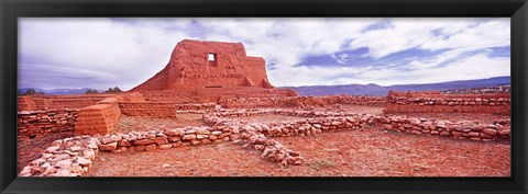 Framed Ruins of the Mission, Pecos National Historical Park, Pecos, New Mexico, USA Print