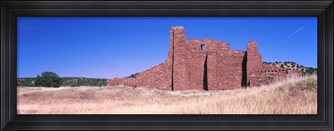 Framed Ruins of building, Salinas Pueblo Missions National Monument, New Mexico, USA Print