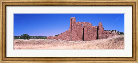 Framed Ruins of building, Salinas Pueblo Missions National Monument, New Mexico, USA Print
