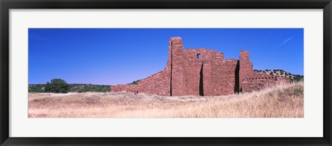 Framed Ruins of building, Salinas Pueblo Missions National Monument, New Mexico, USA Print