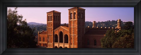 Framed Royce Hall at the campus of University of California, Los Angeles, California, USA Print