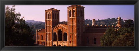 Framed Royce Hall at the campus of University of California, Los Angeles, California, USA Print