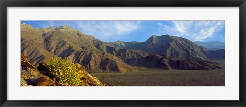 Framed Mountains in Anza Borrego Desert State Park, Borrego Springs, California, USA Print