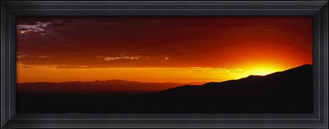 Framed Great Sand Dunes National Park and Preserve at sunset, Colorado, USA Print